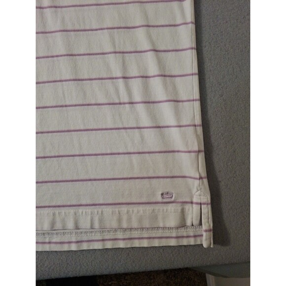 Peter Millar Seaside Wash Polo Shirt Men's L White Short Sleeve Lightweight - Picture 2 of 6